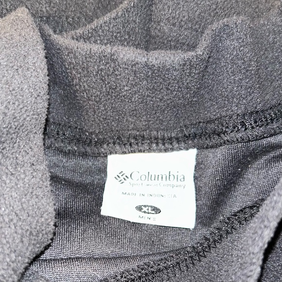 Men’s Columbia Fleece Mock Turtleneck Size XL - Picture 5 of 5